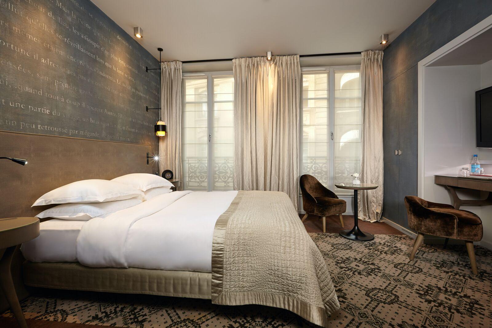 Each suite at Pavillon des Lettres is named after a famous writer