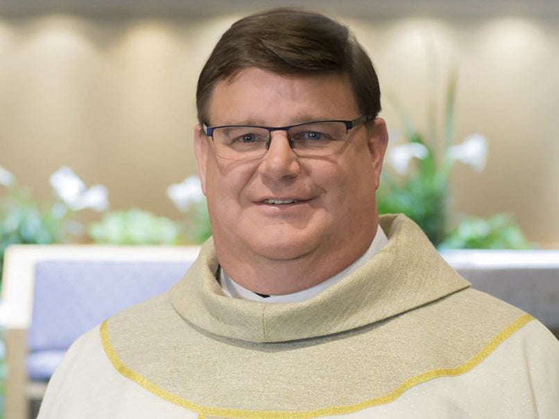 Gregory Greiten at his church in St Bernadette Parish, in Milwaukee, Wisconsin