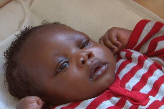 Baby Harry was found in a park area close to Balaam Street, East London