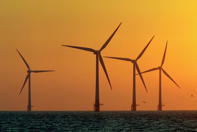 Investment in UK wind power accounts for much of the boost in low-carbon electricity