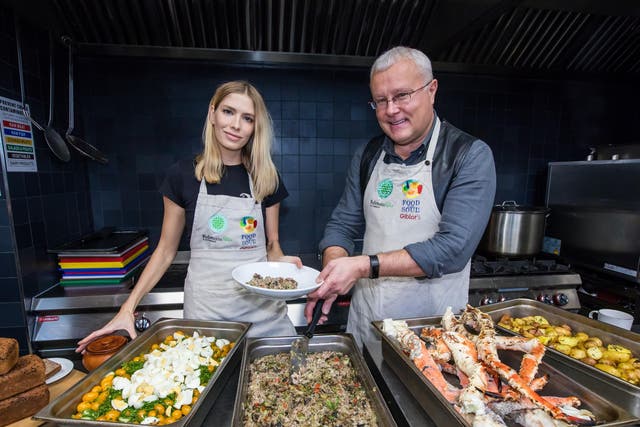 Alexander Lebedev, businessman and father of Independent proprietor Evgeny, and his wife Elena Perminova, cook a traditional Petrushka menu