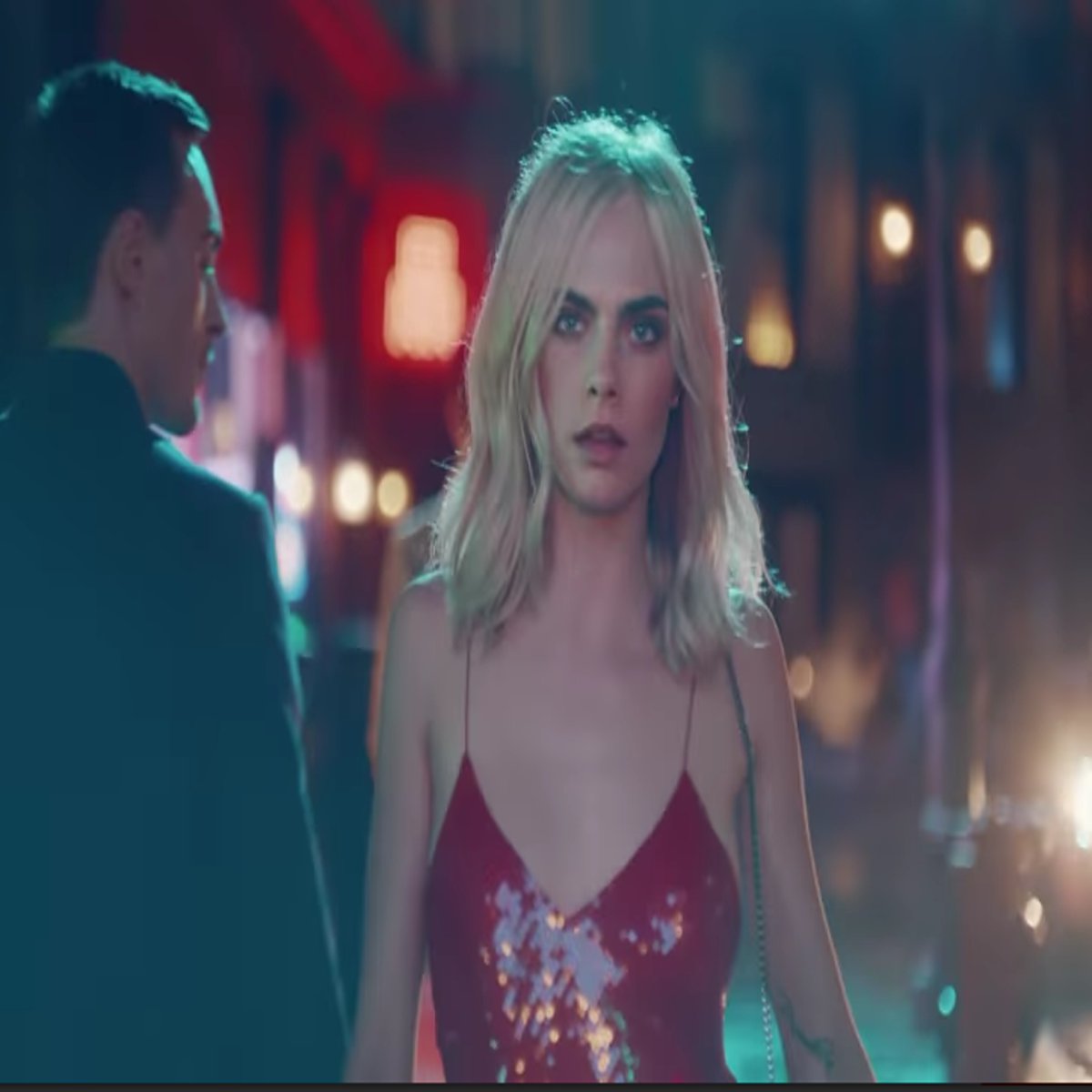 cara delevingne jimmy choo red dress Cara Delevingne Wears Red Elie Saab Dress At The 2023 Oscars