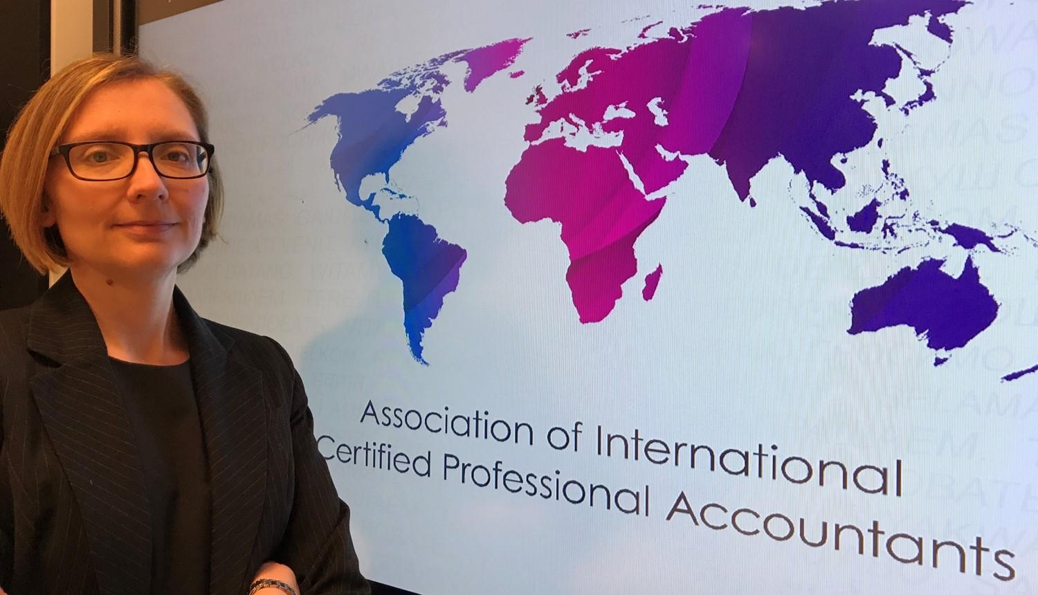 Elaine Smyth, senior manager of professional standards at the Association of International Certified Professional Accountants