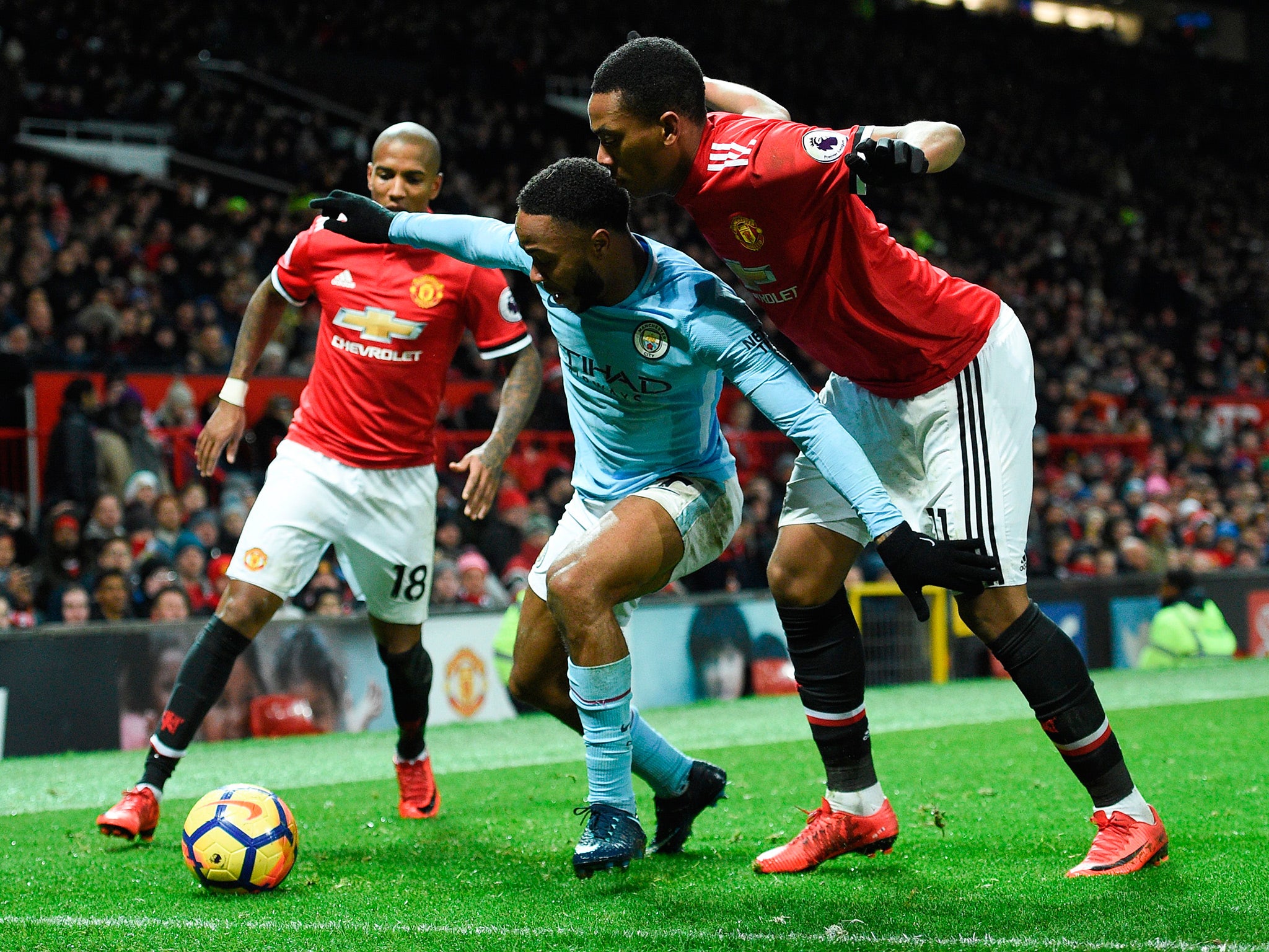 Both sets of players clashed after the Manchester derby earlier this month