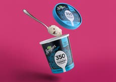 Ice-cream with lower calorie, lower sugar and high protein