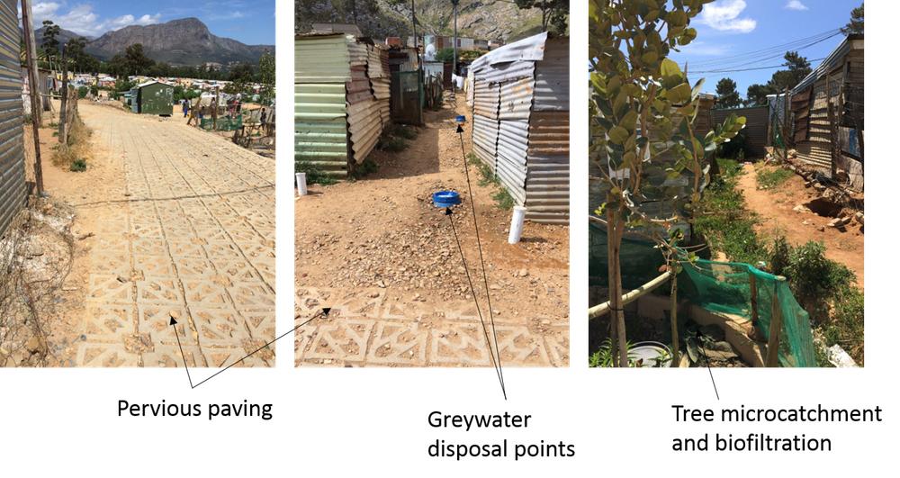 Franschhoek, South Africa: sustainable drainage and greywater management in an informal settlement (Sue Charlesworth)