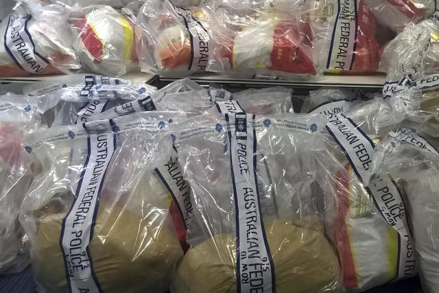 US Border and Customs Protection are holding a truck driver in custody after officers found $13 million worth of methamphetamine hidden in a trailer of frozen strawberries he was hauling from Mexico to the United States.