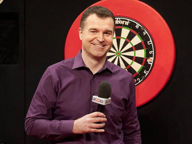 Darts presenter Dave Clark condemned a Twitter message sent from the Ldbrokes account