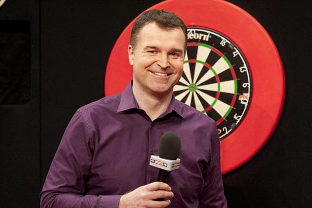 Darts presenter Dave Clark condemned a Twitter message sent from the Ldbrokes account