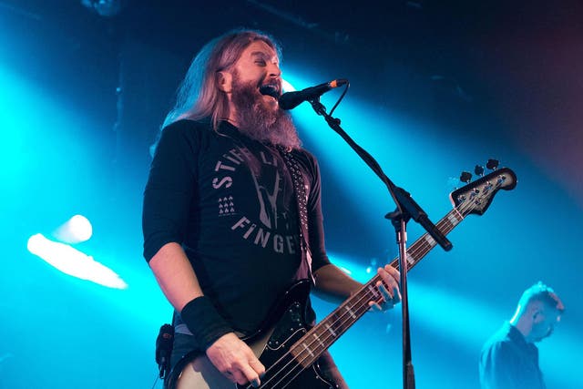 Bassist and vocalist Troy Sanders: the Atlanta-based prog rock luminaries hardly put a foot wrong