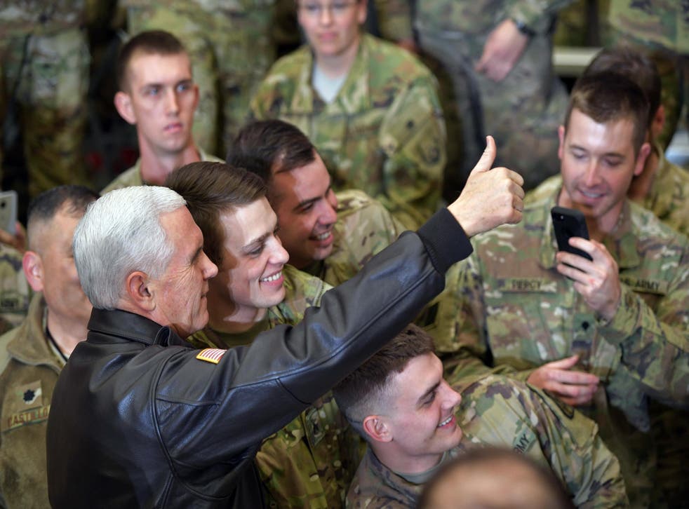 The Vice President spoke to troops at Bagram Air Base in Afghanistan