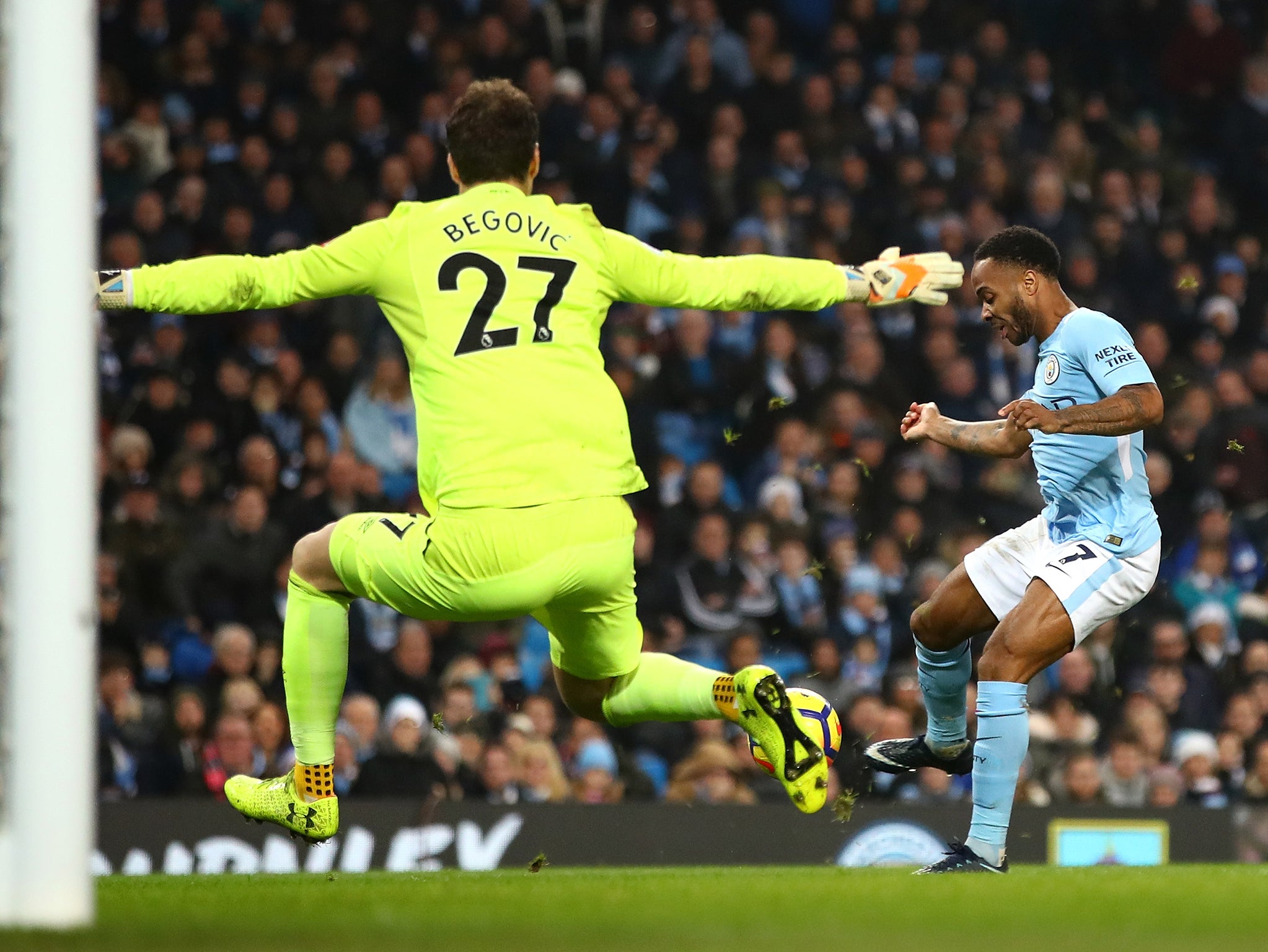 Sterling made it two with a close-range finish