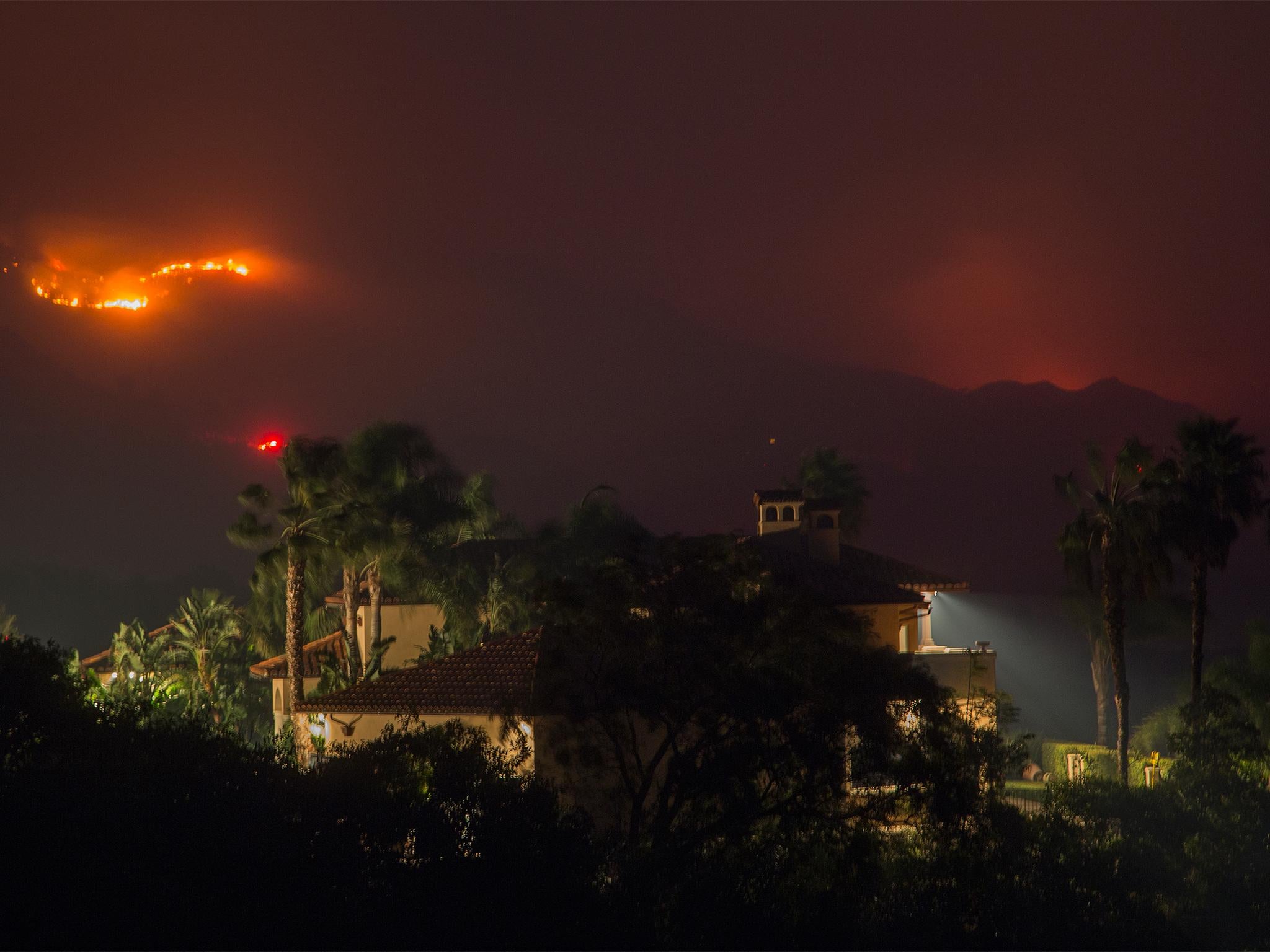 The inferno first broke out in Santa Paula earlier this month