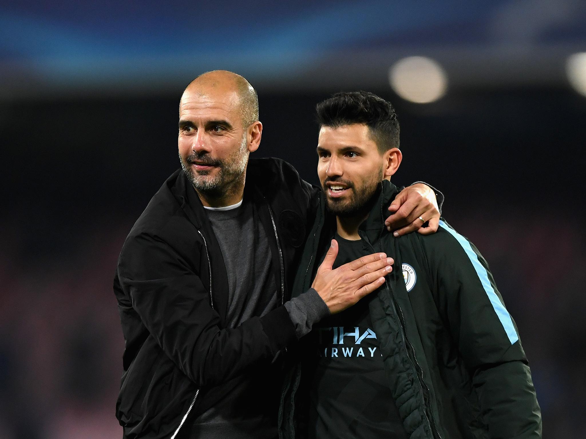 Pep Guardiola refused to clarify what Sergio Aguero's future holds beyond the end of the season