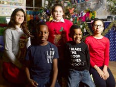 Children from Grenfell Tower deliver alternative Christmas message