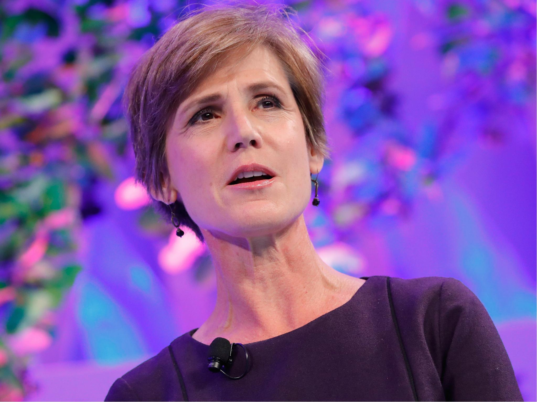 Former Deputy Attorney General, U.S. Department of Justice Sally Yates speaks onstage at the Fortune Most Powerful Women Summit