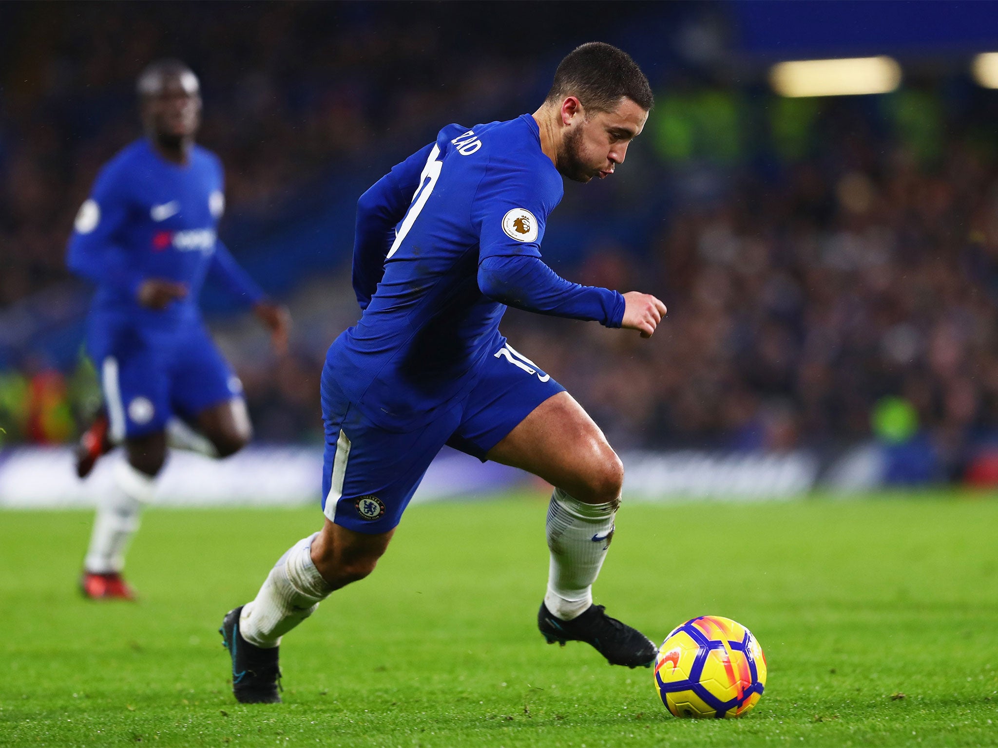 Eden Hazard was in outstanding form as Chelsea brushed aside Brighton