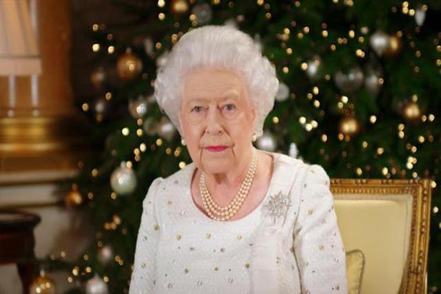 The head of state used her annual festive message to comment on Grenfell tower and recent domestic terror attacks