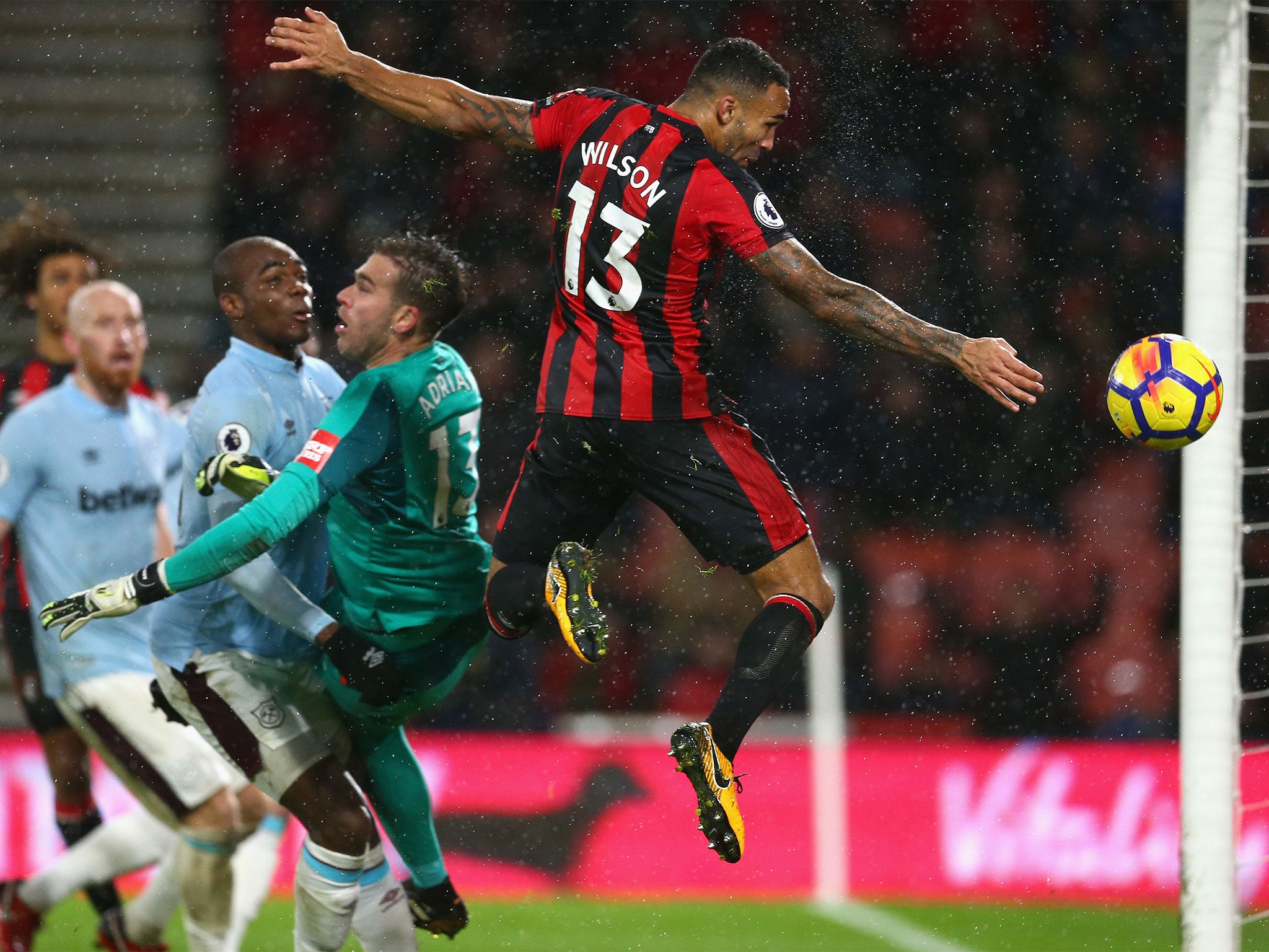 Callum Wilson nets the controversial equaliser