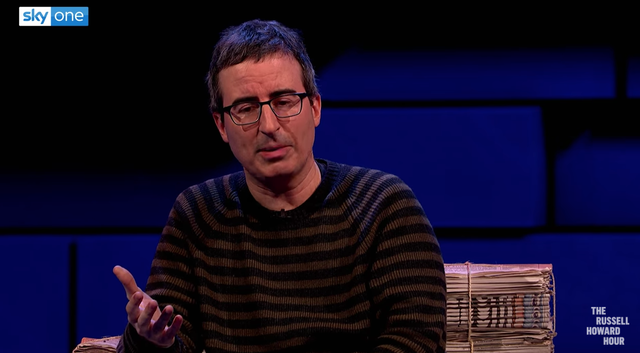 John Oliver said he 'tried and failed' to create a constructive interview with Dustin Hoffman over allegations of sexual assault