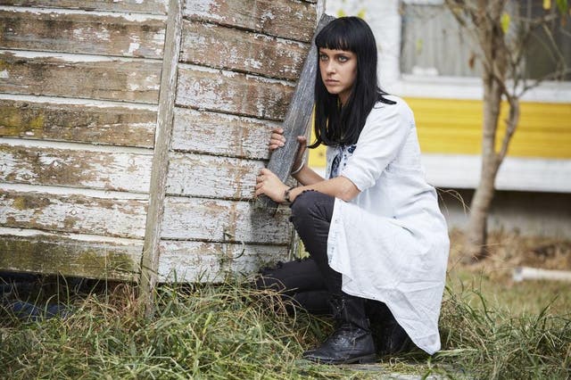 Jessica Falkholt, pictured in Home and Away, remains in a coma and is unaware her sister and parents have died
