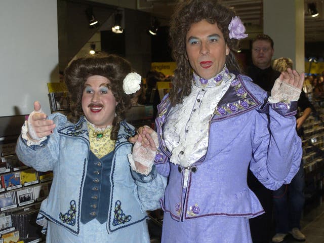 Matt Lucas and David Walliams as characters 'Florence and Emily' in the comedy sketch show Little Britain