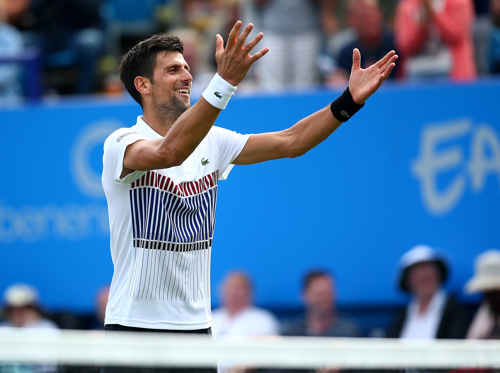 Novak Djokovic is looking forward to making his return