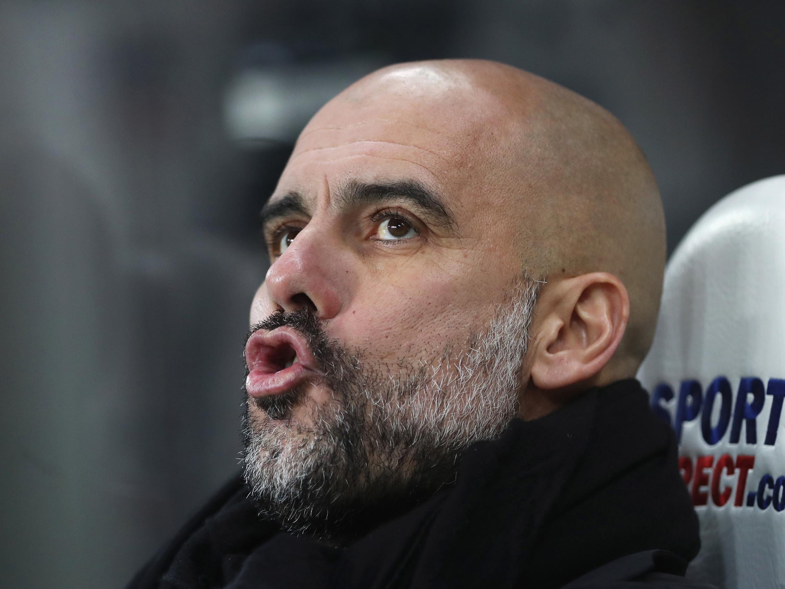 Guardiola is only one victory short of his consecutive win record with Bayern Munich