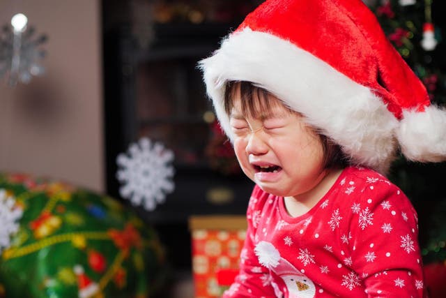 <p>My baby is too busy trying to eat the dog’s kibble to care about presents </p>