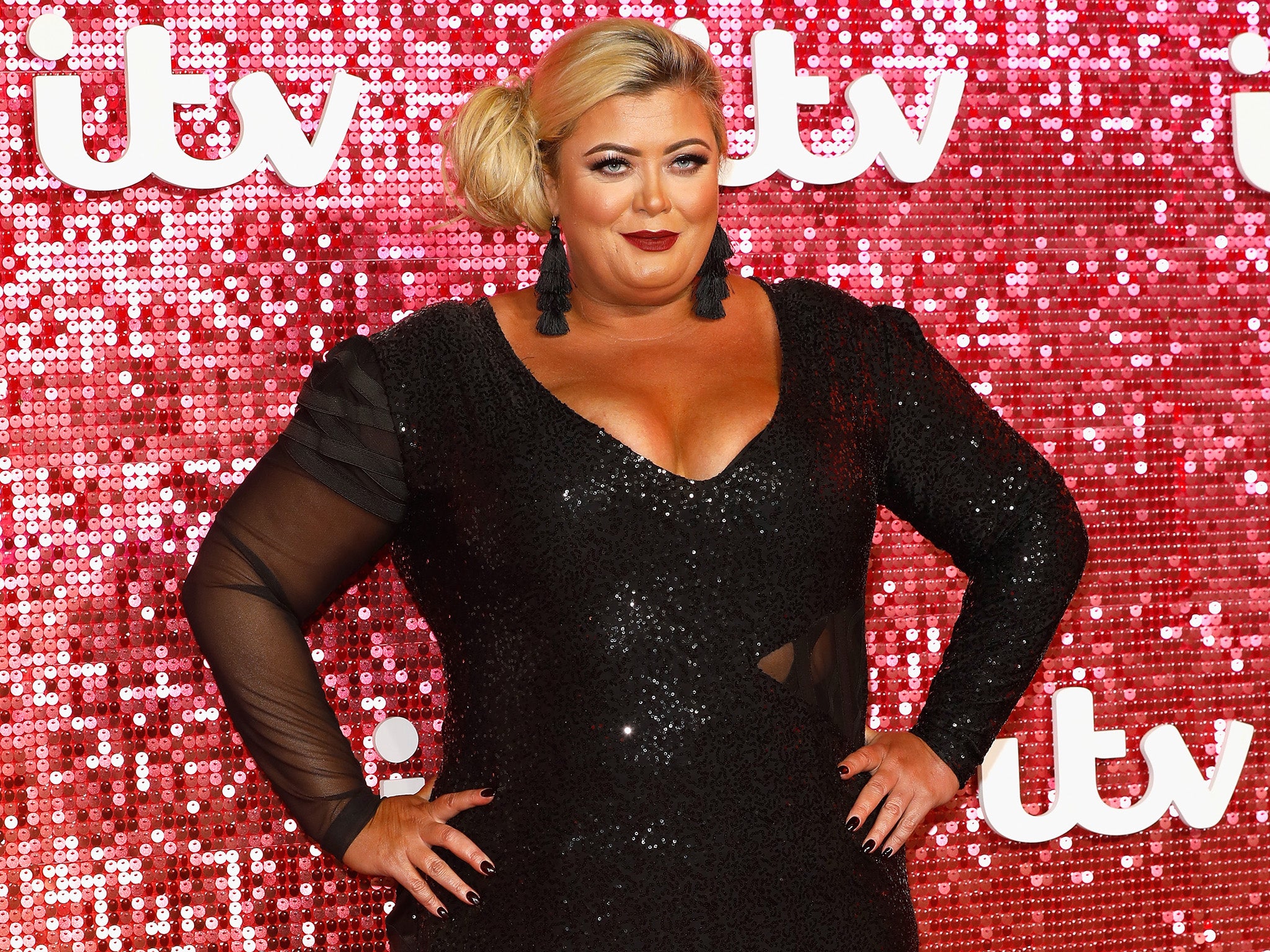 Gemma Collins arriving at the ITV Gala