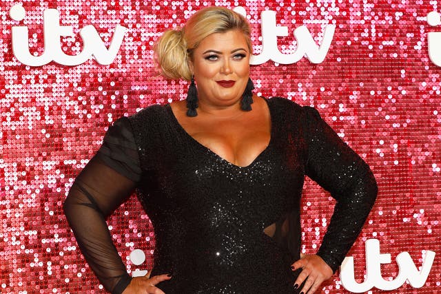 Gemma Collins arriving at the ITV Gala