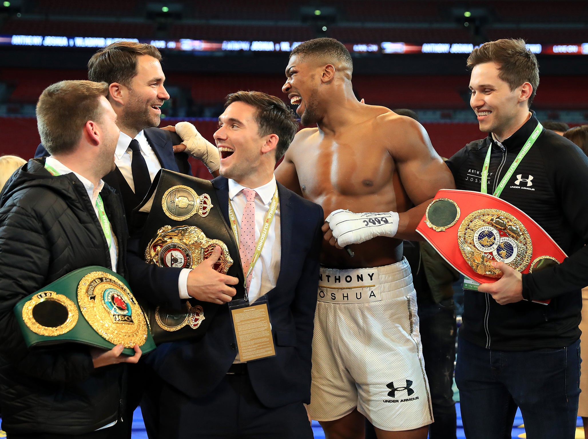 Hearn has also insisted there is a rematch clause in the fight contract