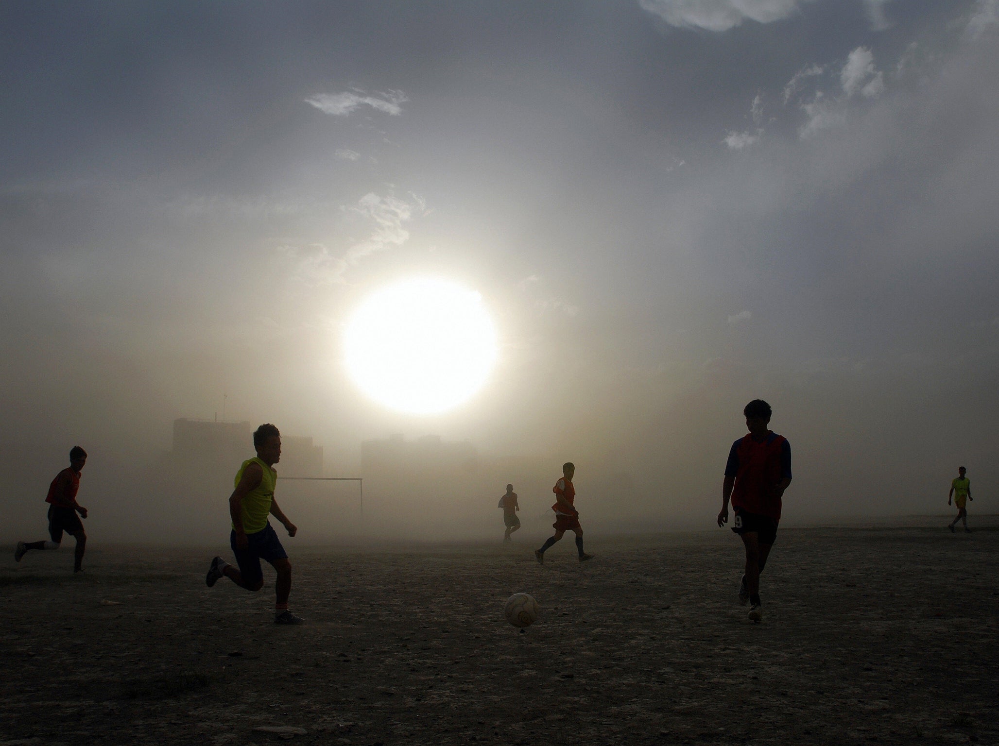 Football in Afghanistan was forbidden under the Taliban