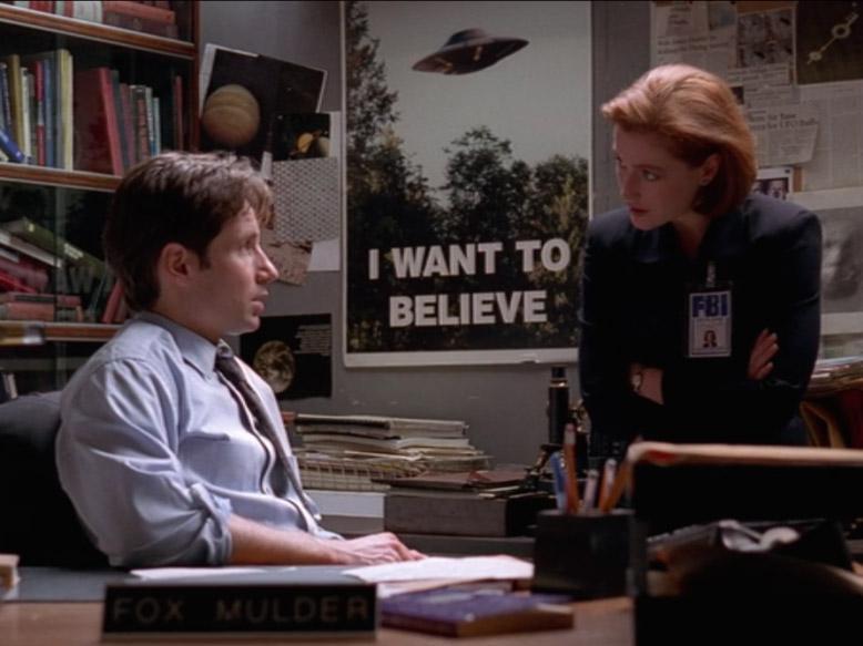 In ‘The X-Files’, the agents discover a government agenda of hiding extraterrestrial life