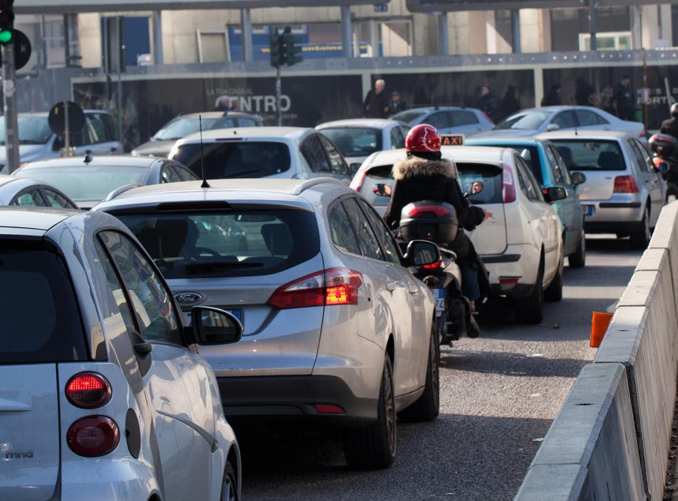 Northern Italian cities have temporarily banned certain vehicles in an effort to curb pollution