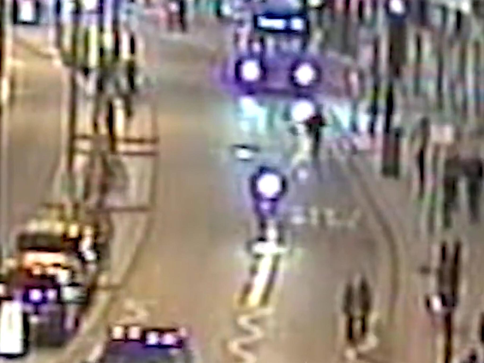 Police hope the footage raises awareness around phone thieves riding mopeds