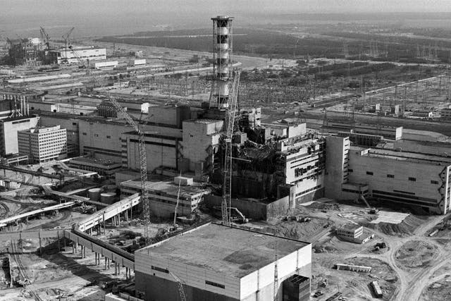The catastrophic explosion at the Chernobyl nuclear reactor released radioactive plumes high into the atmosphere.