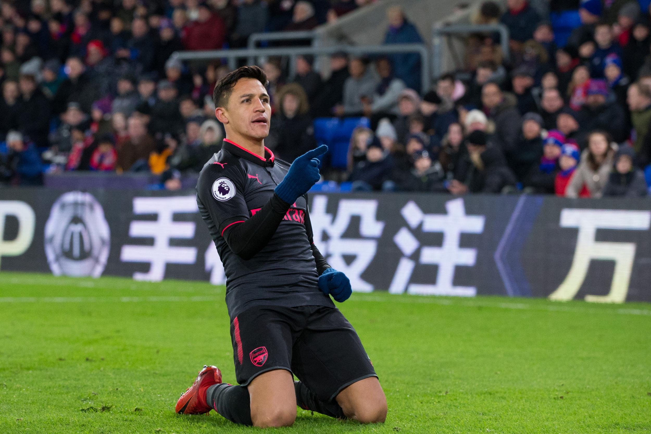Thierry Henry says Alexis Sanchez's lonely celebration in Crystal