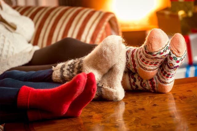 The study suggests 40 per cent of Brits are less active than normal over the festive period