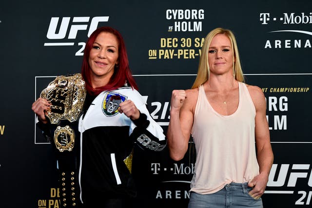 Cris Cyborg and Holly Holm headline UFC 218