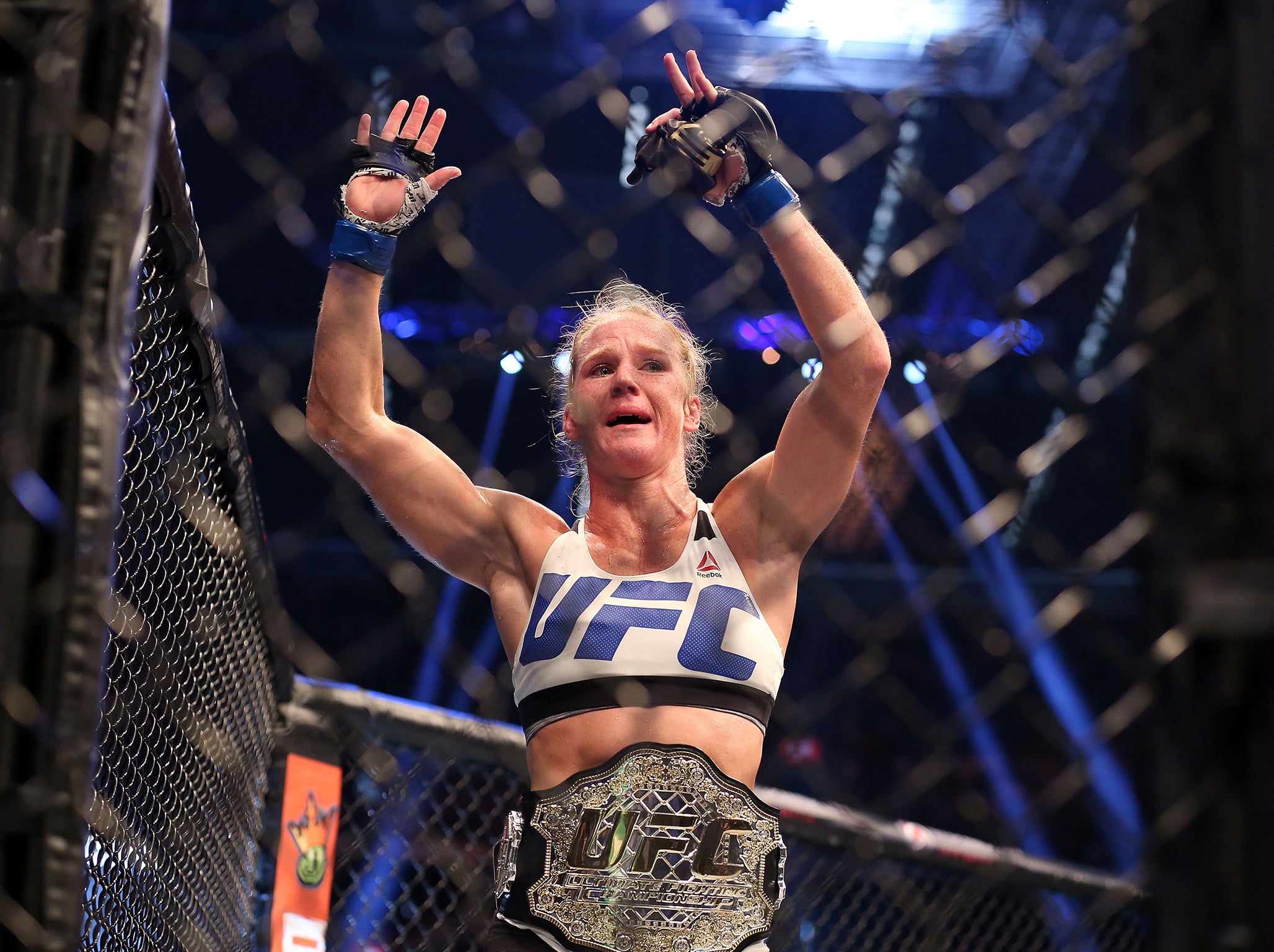 Holm stunned Rousey at UFC 193