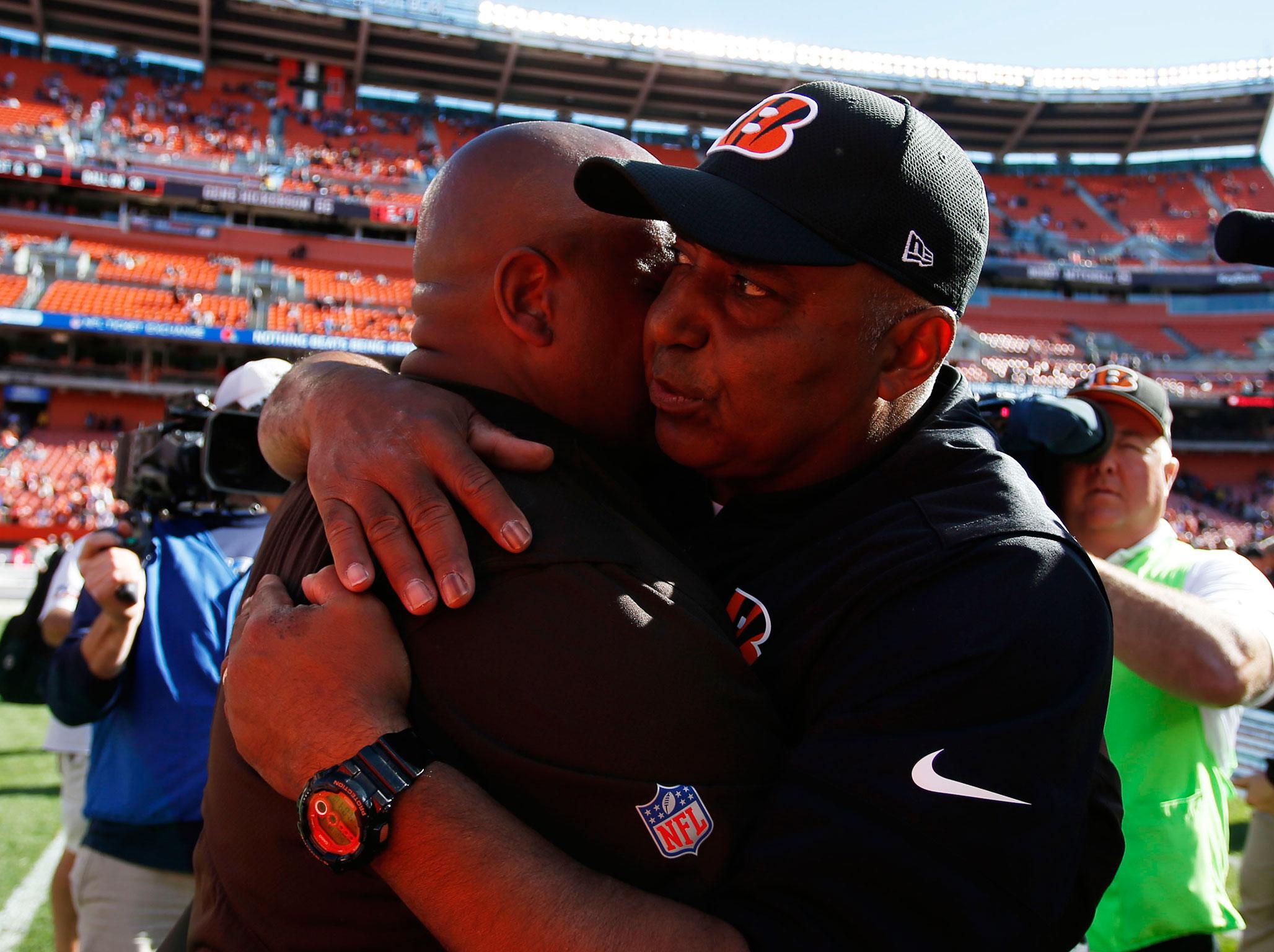 Both Hue Jackson and Marvin Lewis could be out come Monday