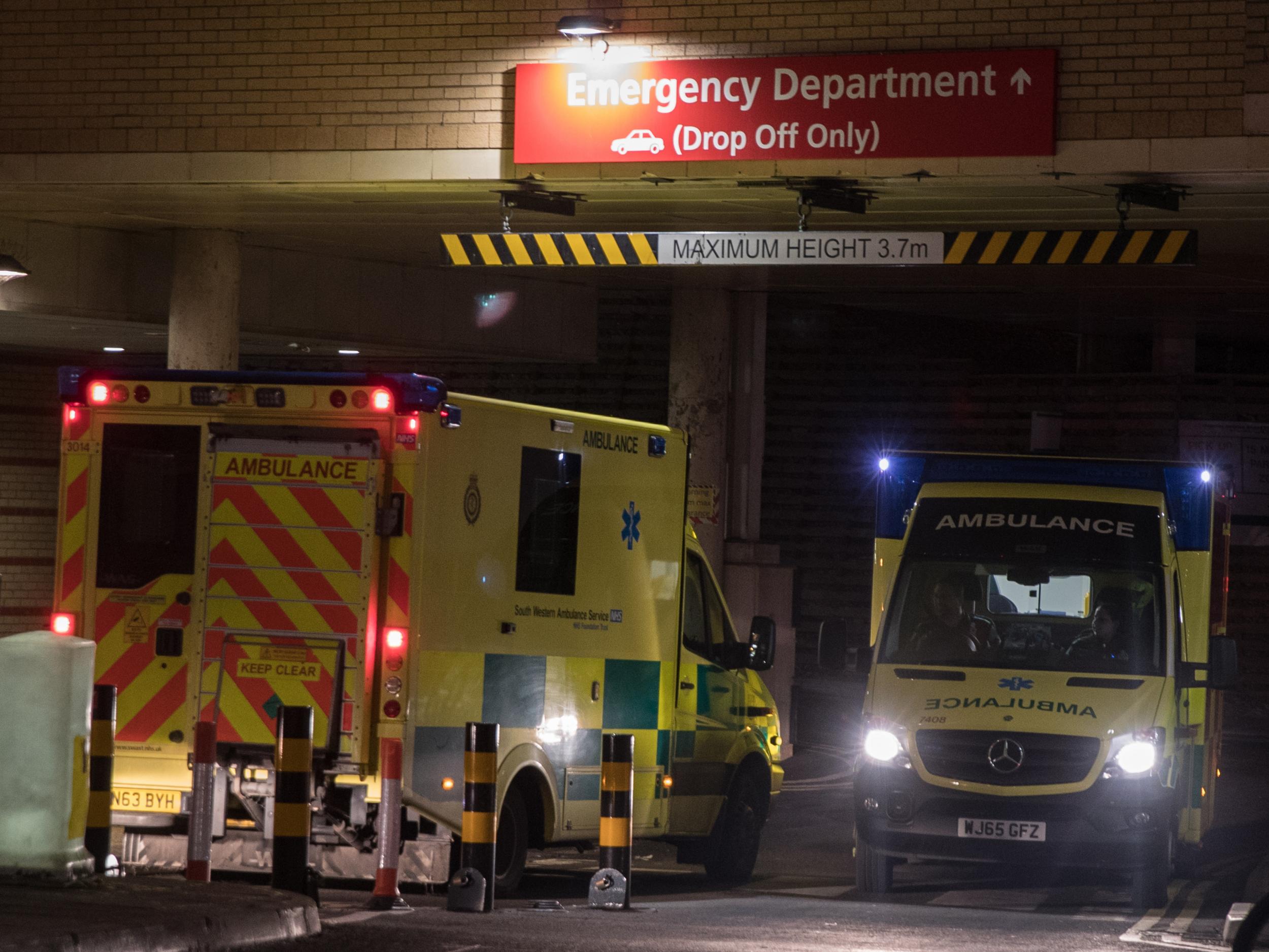 Many patients have been left waiting in ambulances due to lack of capacity in A&E