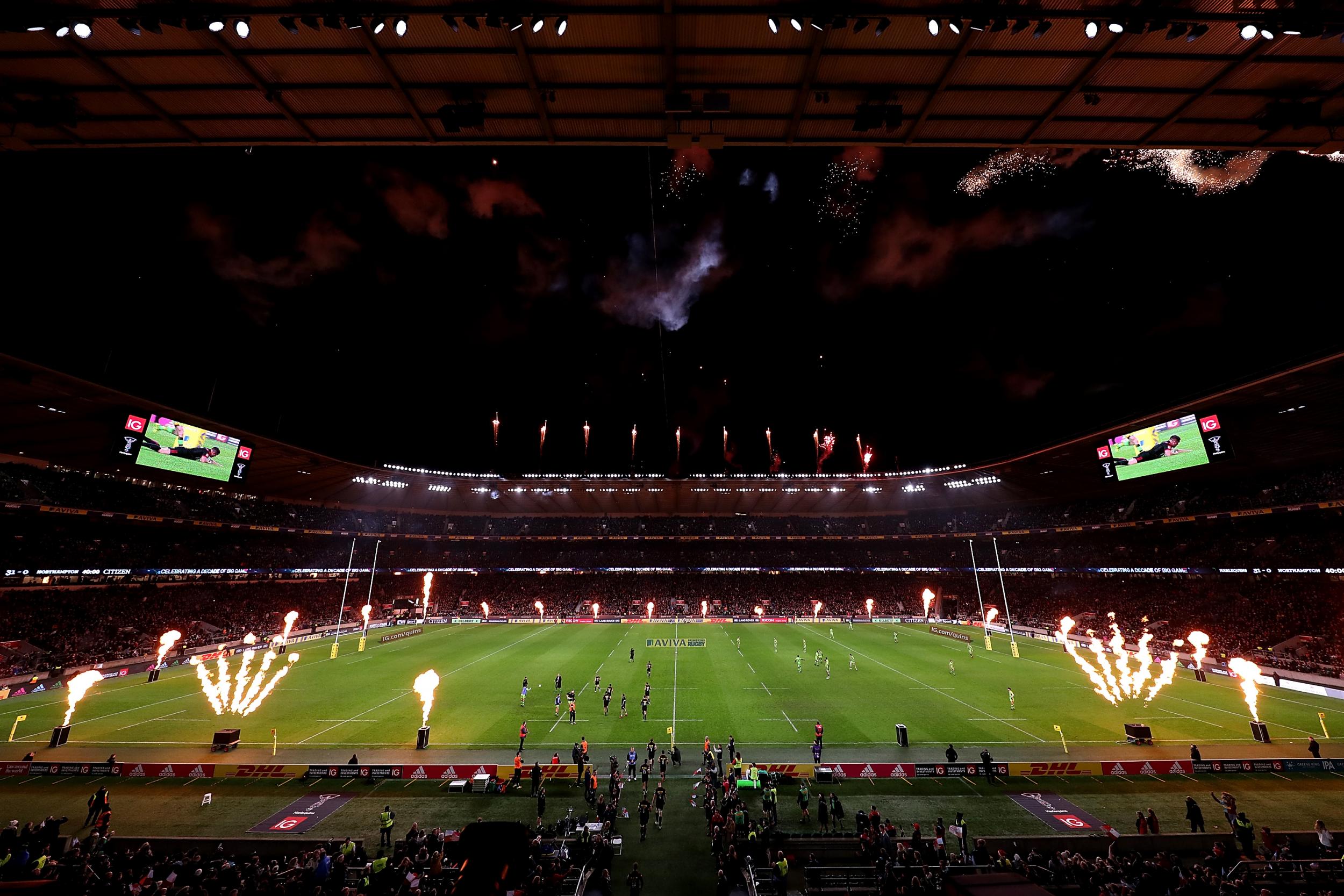 The fireworks were out at Twickenham (Getty)