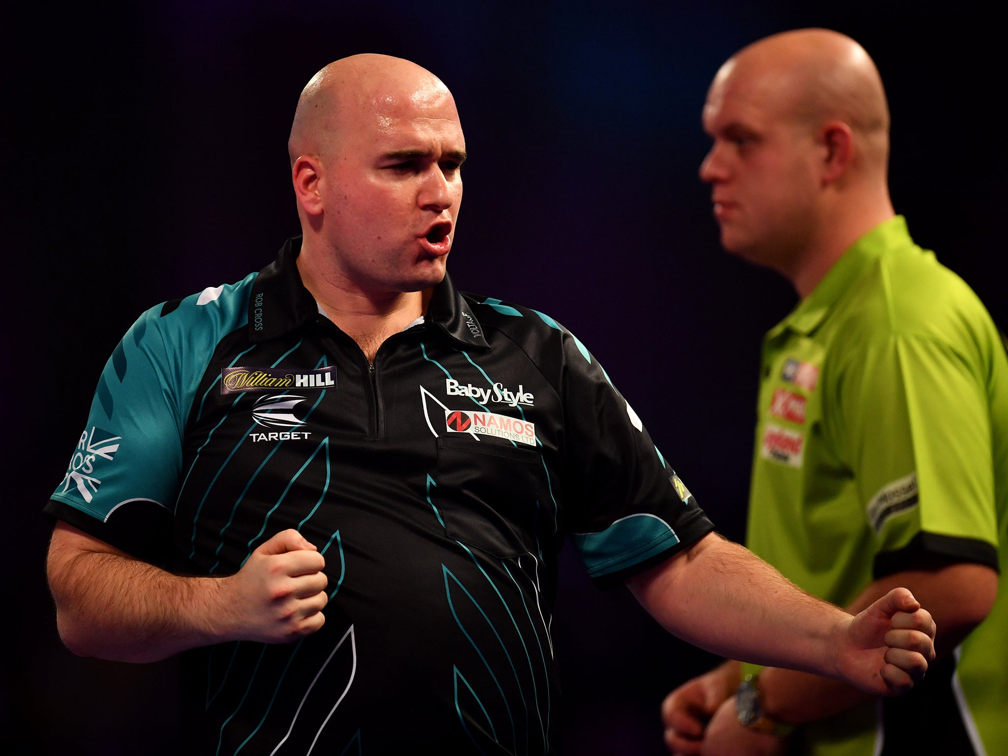 Cross features on the first night of the World Darts Championship
