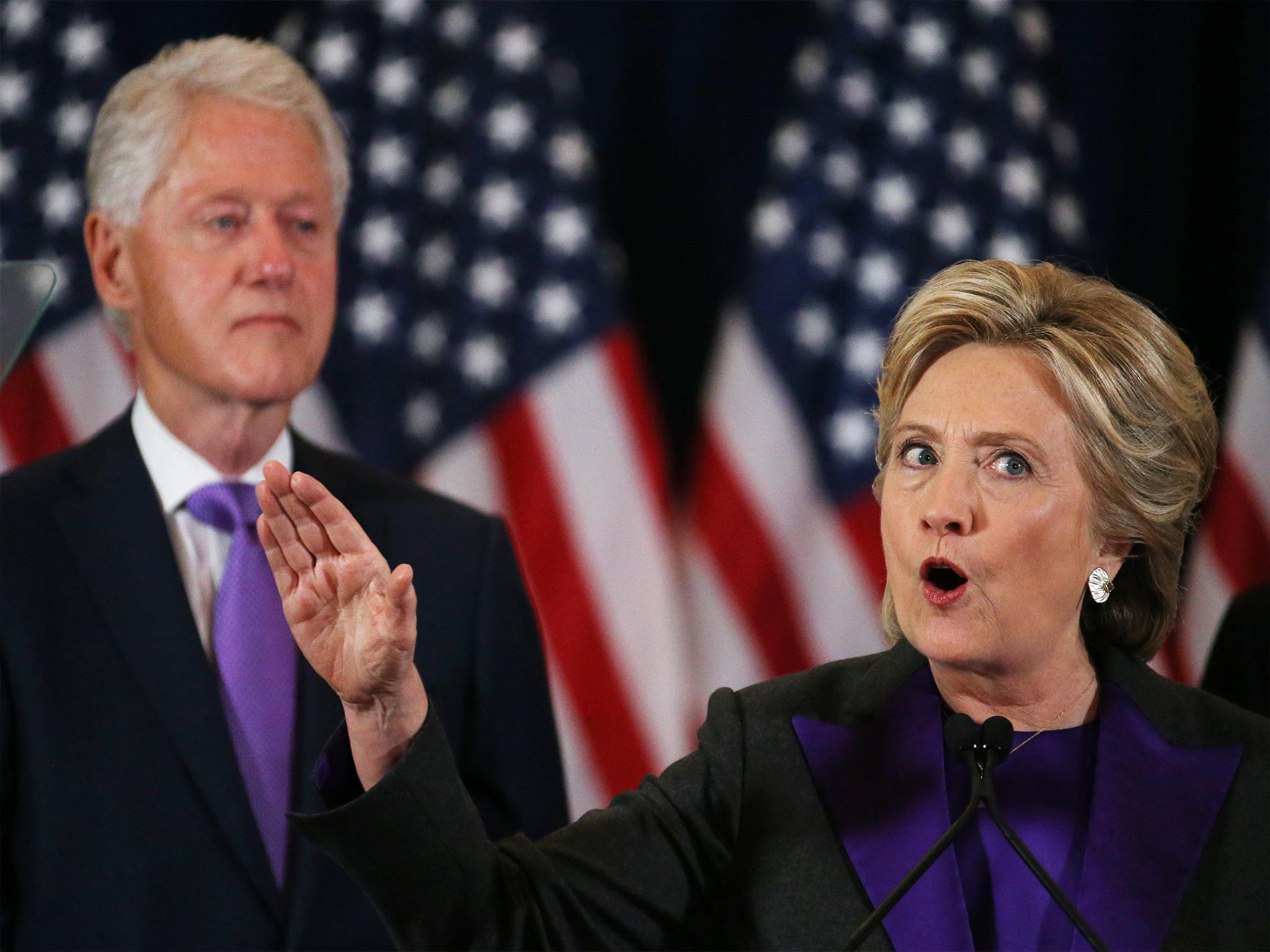 Hillary Clinton has partly blamed foreign interference for the failure of her presidential bid