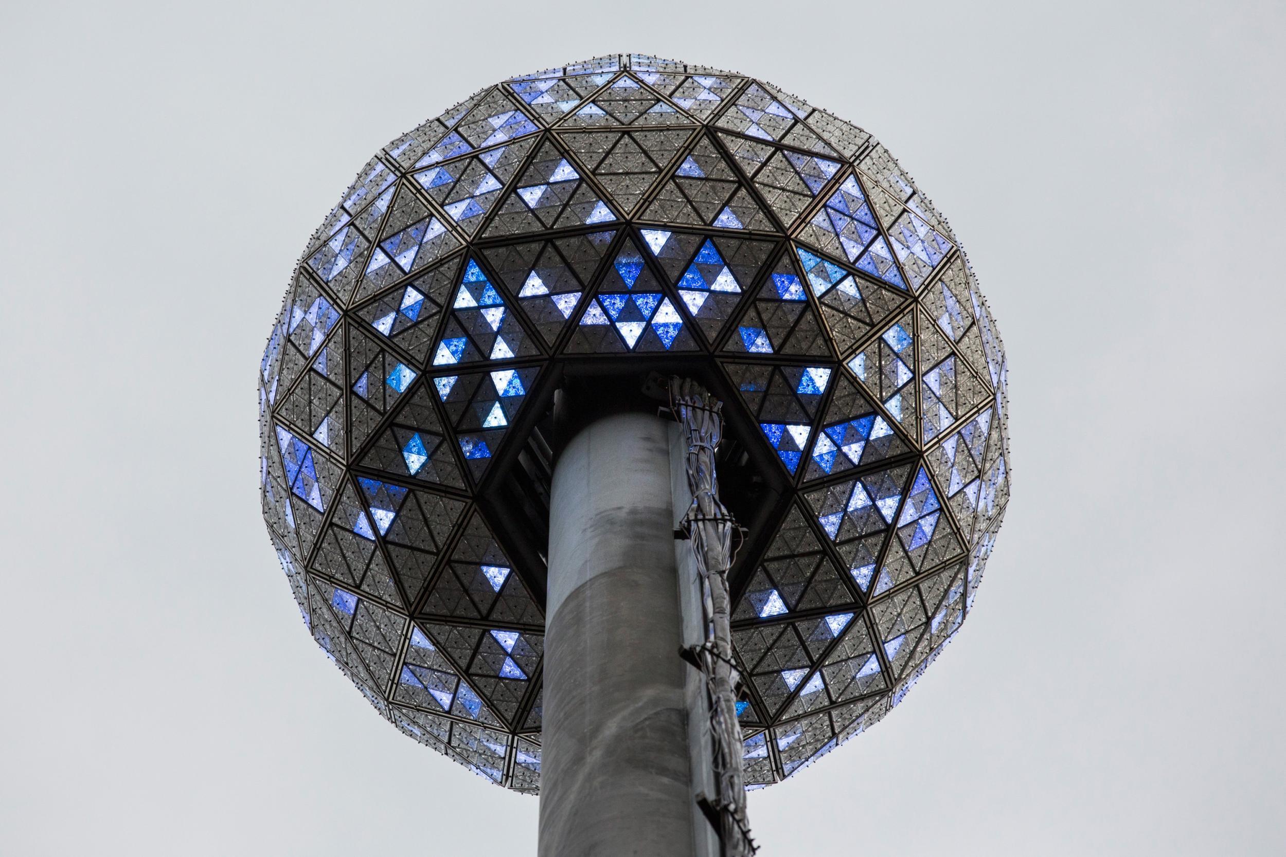 The Times Square New Year's Eve crystal ball