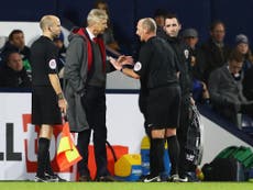Wenger hits out at penalty decision after draw at West Brom