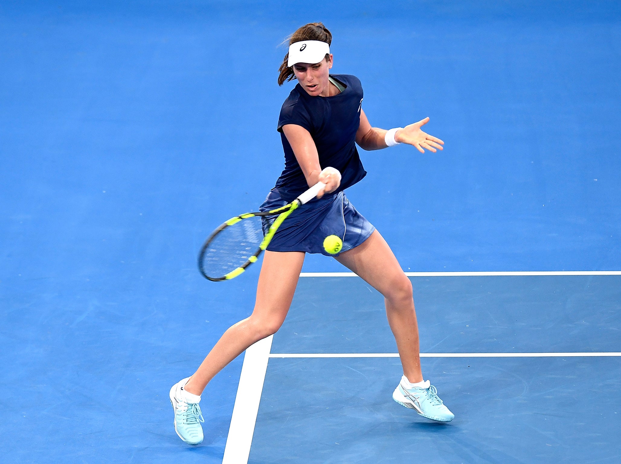 Konta had not won a match since August