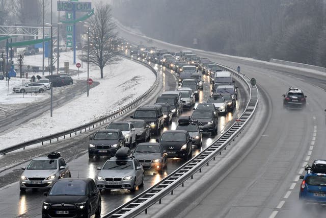 Huge traffic jams ruined many holidaymakers' journeys to and from the Alps